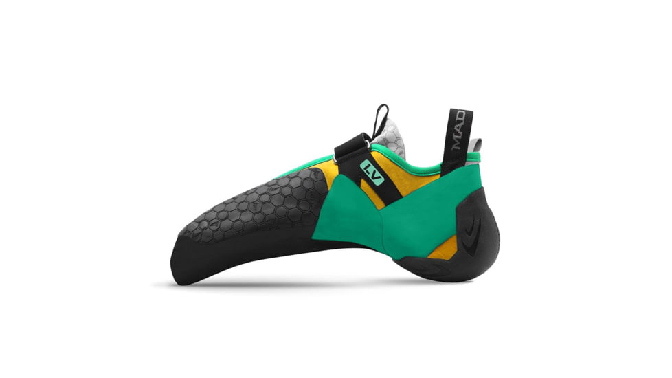 Mad Rock Drone LV Climbing Shoes - Mens, Black/Green, 3.5, 450-3.5