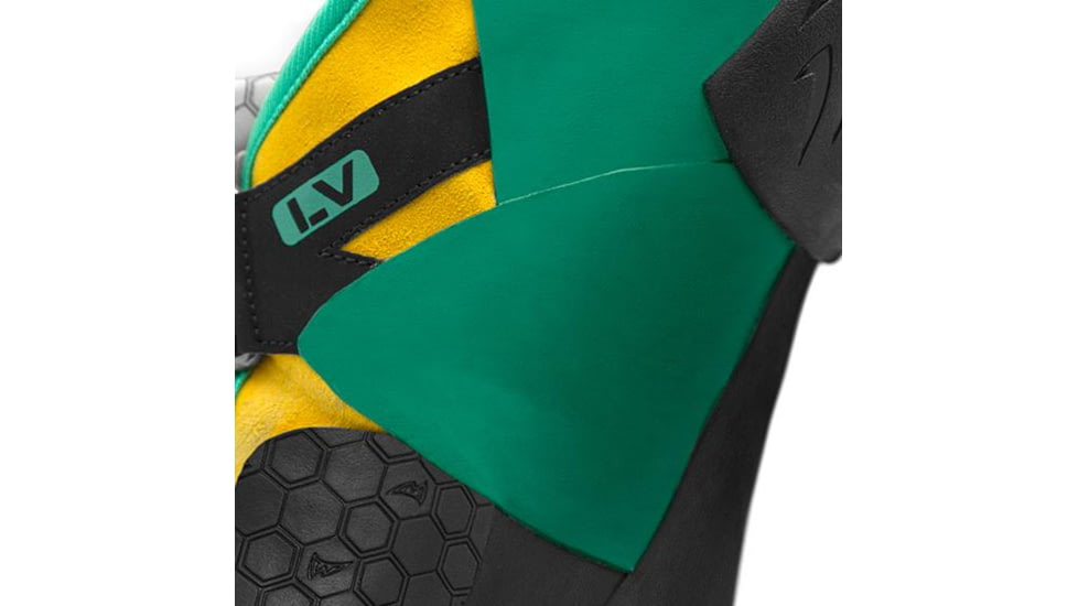 Mad Rock Drone LV Climbing Shoes - Mens, Black/Green, 3.5, 450-3.5