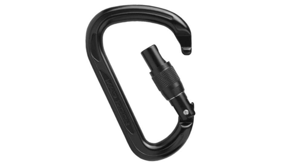 Mad Rock Hulk HMS Carabiner-Black-Screw Lock