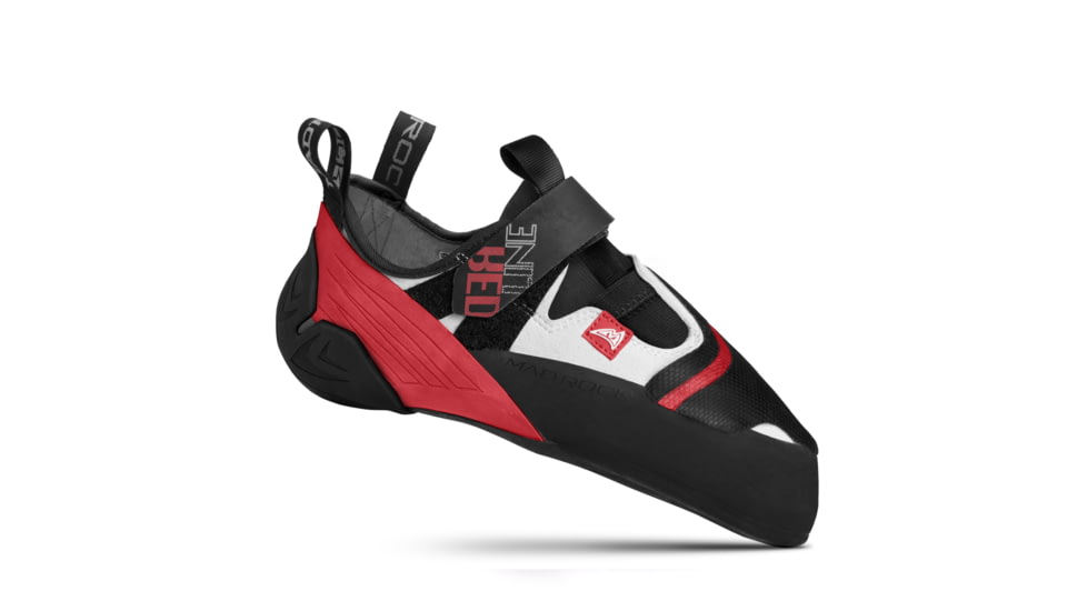 Mad Rock Redline Strap Climbing Shoes - Mens, Black/Red, 11, 493110