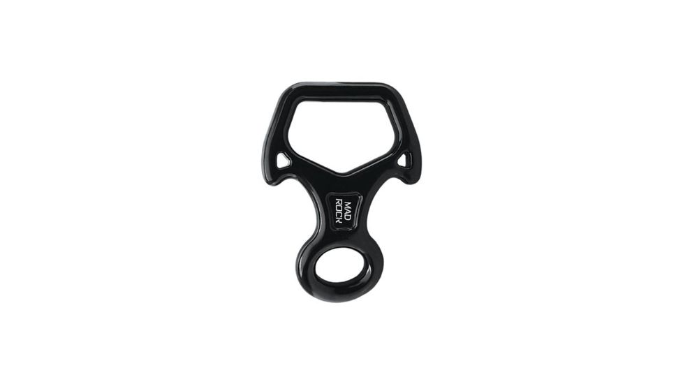 Mad Rock Rescue 8 Belay Device, Black, Small 870559020251