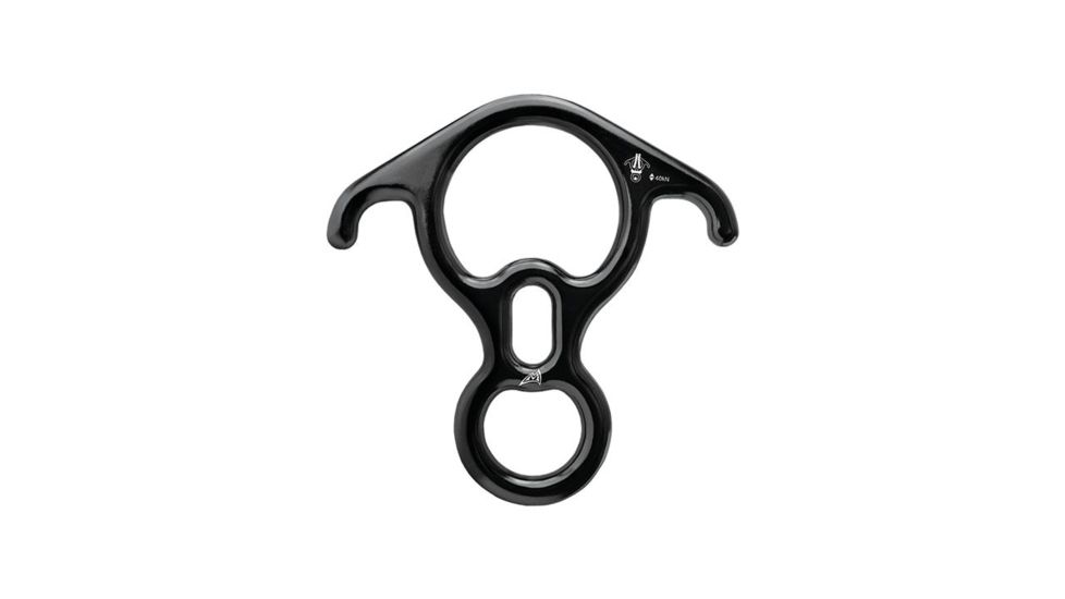 Mad Rock Rescue 8 Belay Device, Black, Large 870559020268