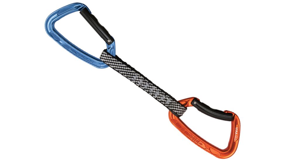 Mad Rock Super Tech Keylock Quickdraw -Blue/Orange-10 cm