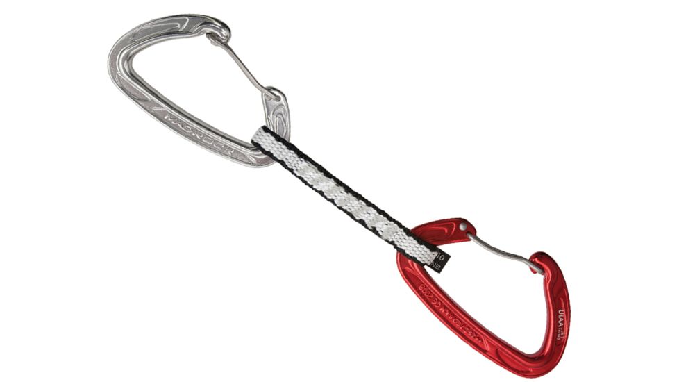 Ultralight Wire Quickdraw-Red/Silver-10 cm