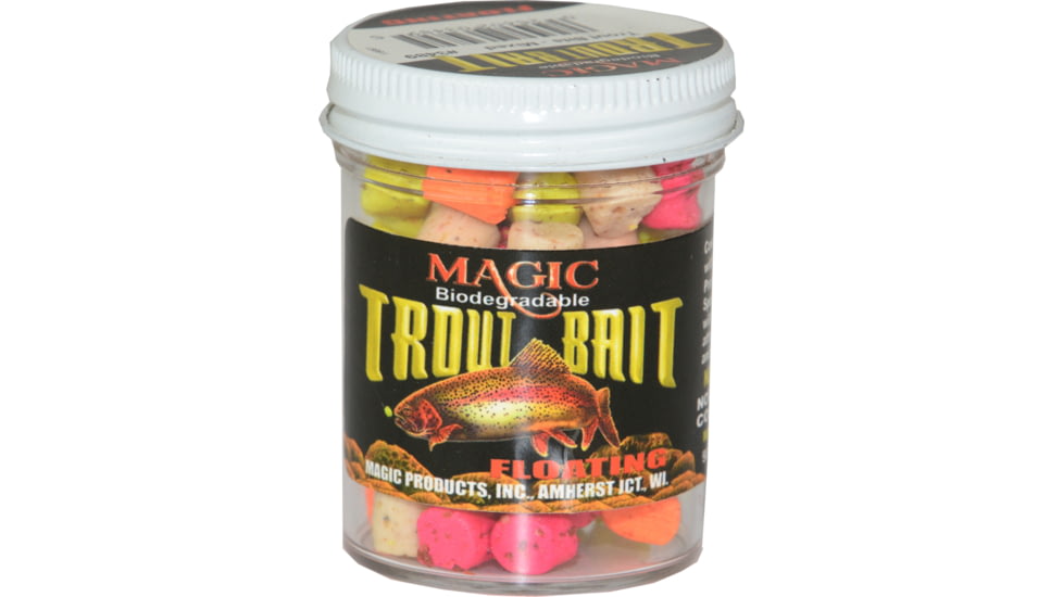 Magic Floating Trout Prepared Baits Mixed Colors, 1 oz, 3489