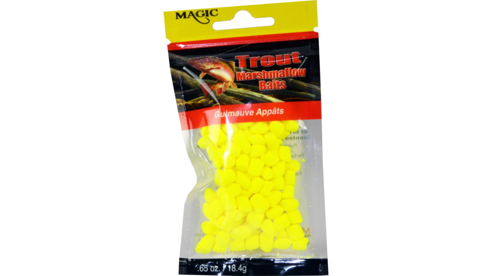 Magic Micro Marshmallows Bag Prepared Baits, Brilliant Yellow/Corn, 5173
