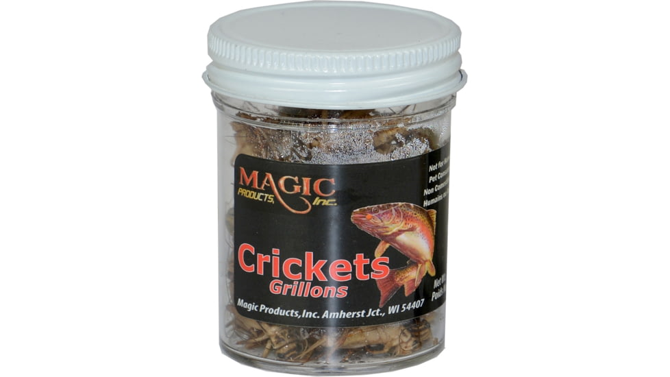 Magic Select Crickets Prepared Baits, 1/2 oz, 5230