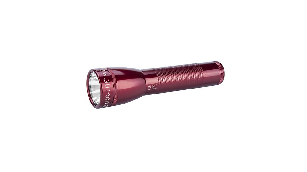 Maglite 2C Cell,Red,Whs ML25IT-2036