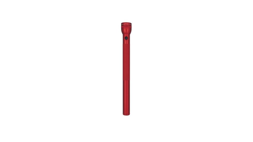 MagLite 3-cell D Heavy Duty Aluminum Water Resistant Flashlight, Red S6D035