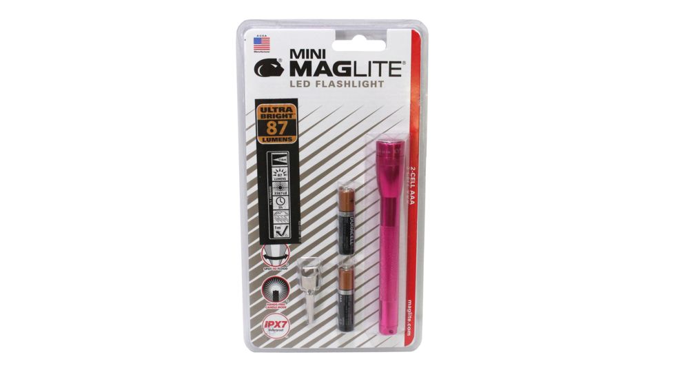 Maglite AAA Mini LED Blister Pk,NBCF Pink SP32KY6L