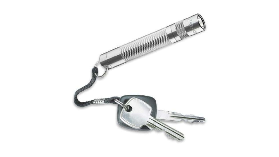 MagLite Solitaire AAA 1-Cell Incandescent Flashlight, Silver, Blister Pack, K3A106