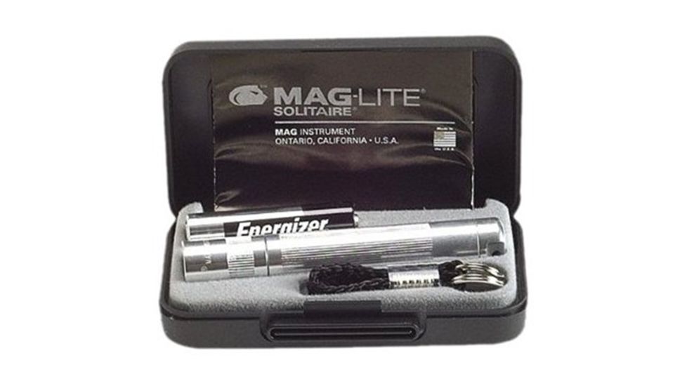 MagLite Solitaire AAA 1-Cell Incandescent Flashlight, Red, Pres. Box, K3A032