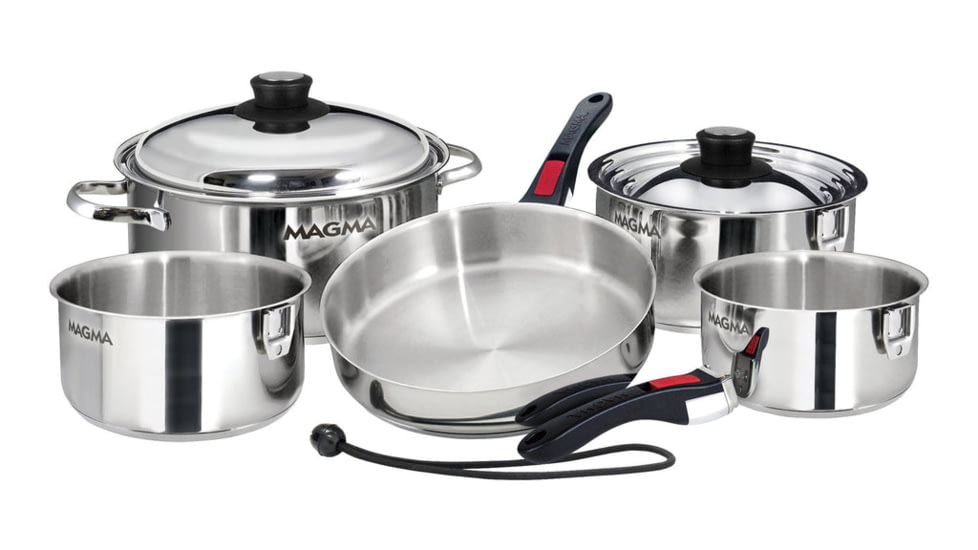 Magma 10 Piece Induction Cookware Nestable, A10-360L-IND