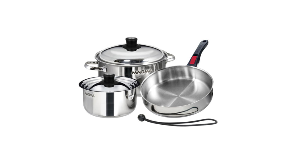 Magma Induction Cookware Set - 7 piece, nesting-cookware-set-7-piece