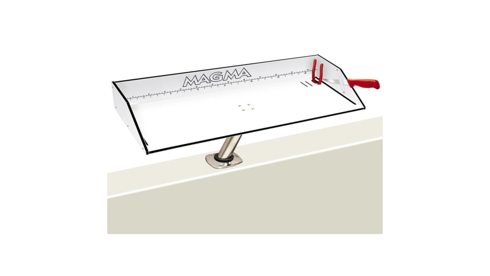 Magma Bait/Filet Mate Table w/LeveLock Mount - 31" - White/Black 51018