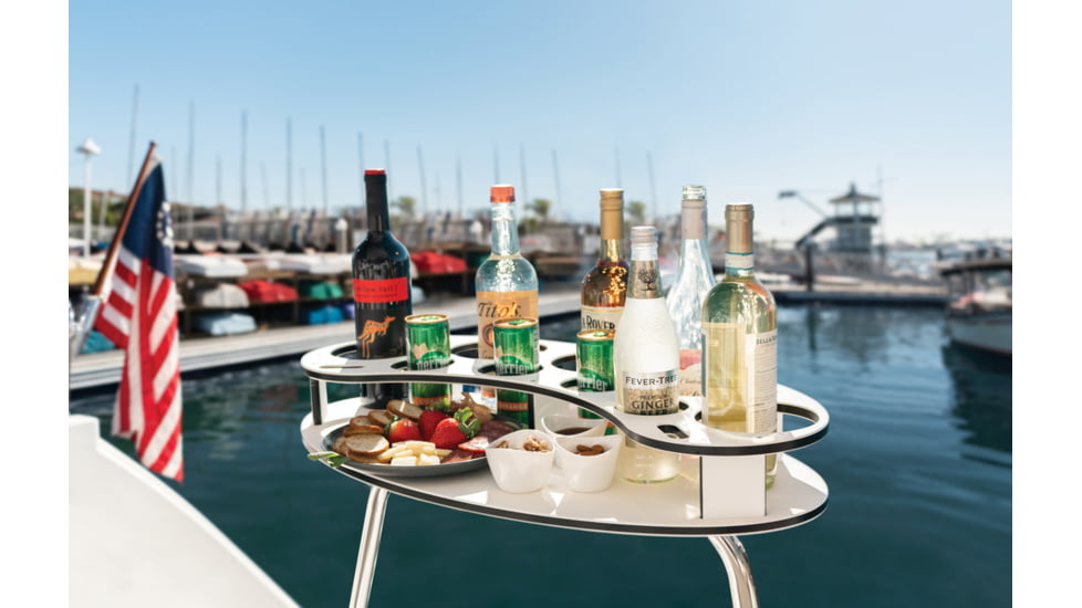 Magma Elliptical Party Table w/Dual Rail Mount, T10-539