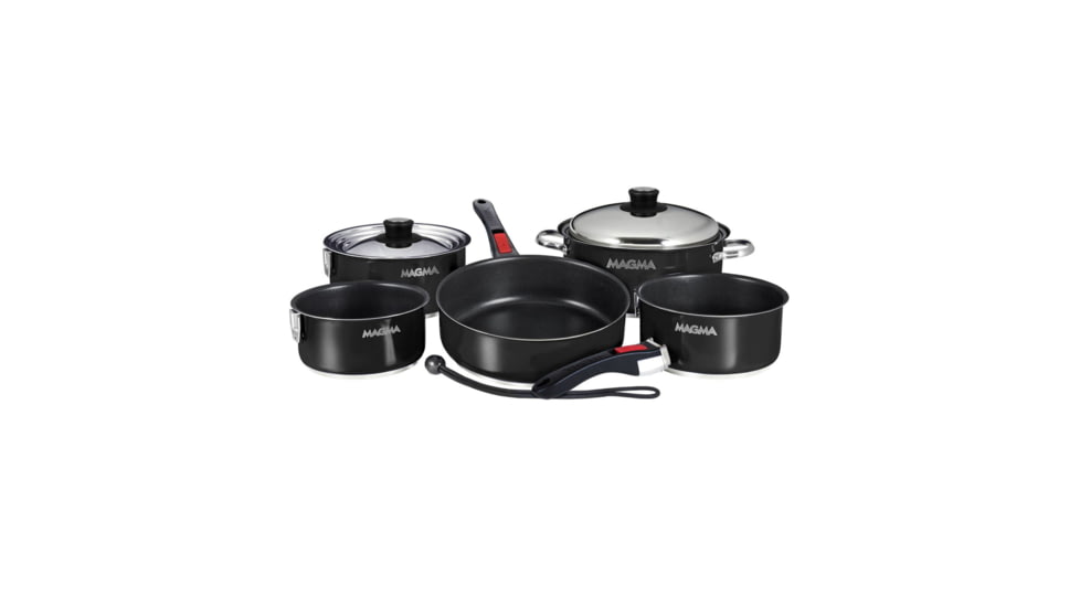 Magma Jet Black Nesting Cookware Set, black-nesting-cookware-set