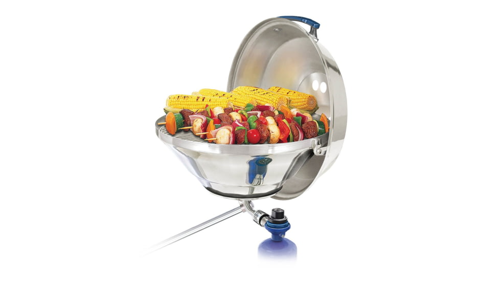 Magma Kettle 17 Party Size Gas Grill w/Hinged Lid Marine, A10-215