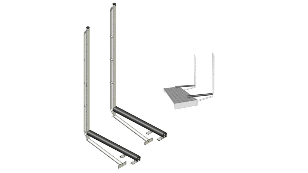 Magma Mounted Over-The-Water Kayak/SUP Rack Dock 58434