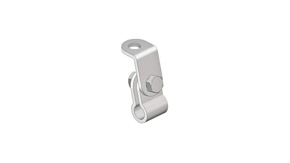 Magma Stamped L-Bracket And Clamp Assembly, Stainless Steel, 10-070
