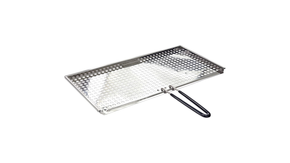 Magma &amp; Veggie Grill Tray S.S 8&quot; x 17&quot; Fish 40427