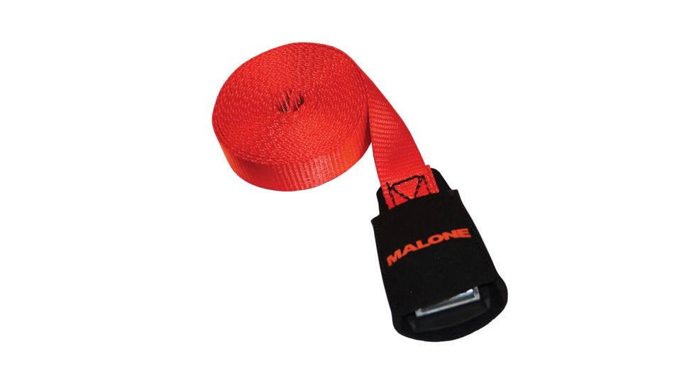 Malone Auto Racks 9ft Load Strap with Foam Buckle Sleeve, Single MPG307-9B