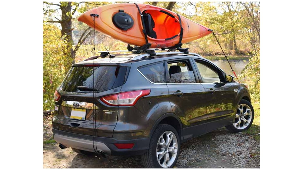 Malone Auto Racks FoldAway-J Folding Kayak Carrier w/ Tie-Downs, J-Style, MPG132