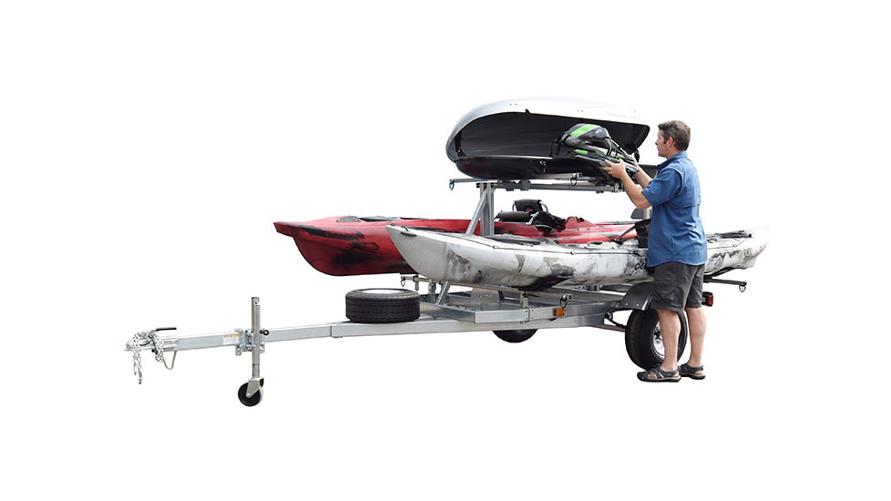 Malone Auto Racks MegaSport Low Bed Trailer w/2nd Tier, MPG550-LB