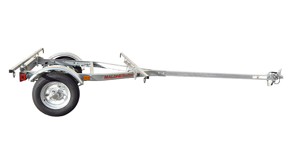 Malone Auto Racks MicroSport Low Bed Trailer w/ 78in Load Bars, MPG464-LB