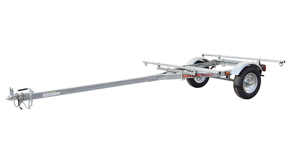 Malone Auto Racks MicroSport Low Bed Trailer w/ 78in Load Bars, MPG464-LB