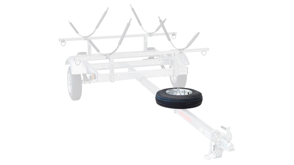 Malone Auto Racks Spare Tire for EcoLight Trailer, 20in Diameter x 8in Wide, w/Lockable Attachment, MPG582