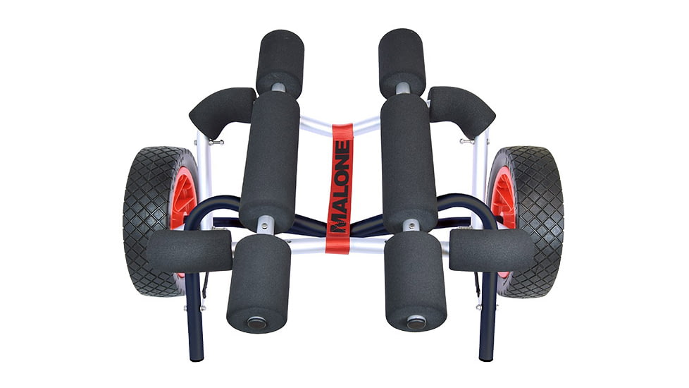 Malone Auto Racks WideTrak ATB Large Kayak/Canoe Cart with No-flat Tires and Bunks, MPG521