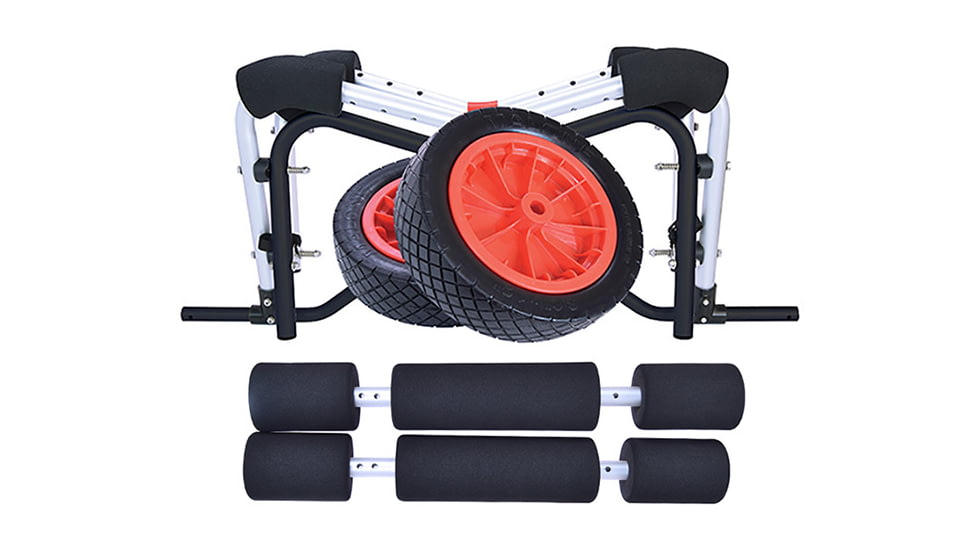 Malone Auto Racks WideTrak ATB Large Kayak/Canoe Cart with No-flat Tires and Bunks, MPG521