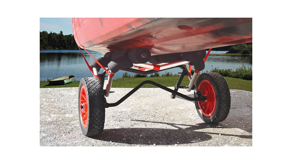 Malone Auto Racks WideTrak ATB Large Kayak/Canoe Cart with No-flat Tires and Bunks, MPG521