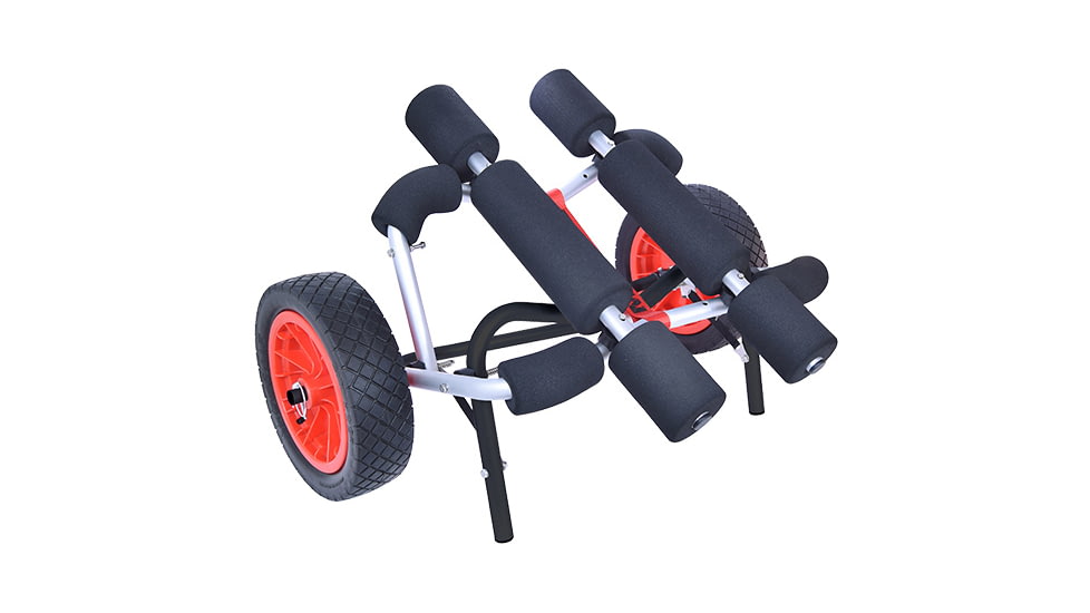 Malone Auto Racks WideTrak ATB Large Kayak/Canoe Cart with No-flat Tires and Bunks, MPG521