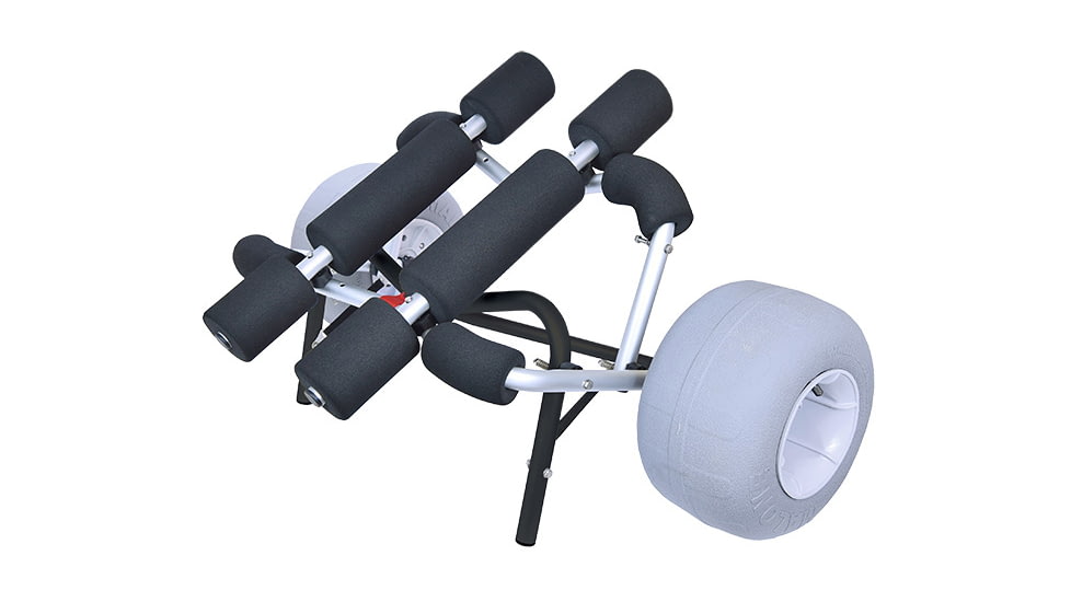 Malone Auto Racks WideTrak SB Large Kayak/Canoe Cart with Balloon Beach Tires and Bunks, MPG521-S