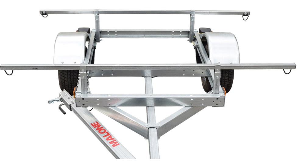 Malone Auto Racks XtraLight LowMax 2 Kayak Trailer Package, 2 Sets Bunks, MPG596XB2