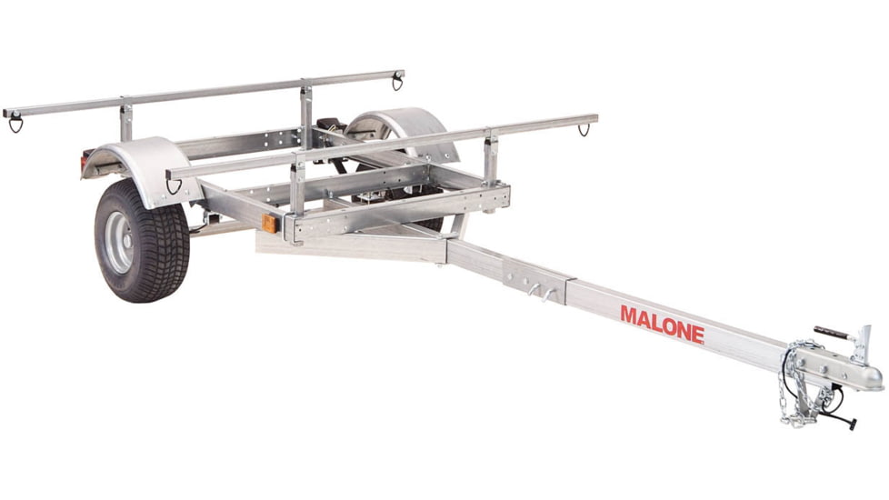 Malone Auto Racks XtraLight LowMax 4 Kayak Trailer Package, 2 Stackers and 4 Sets Rack Pads, MPG596XSRP