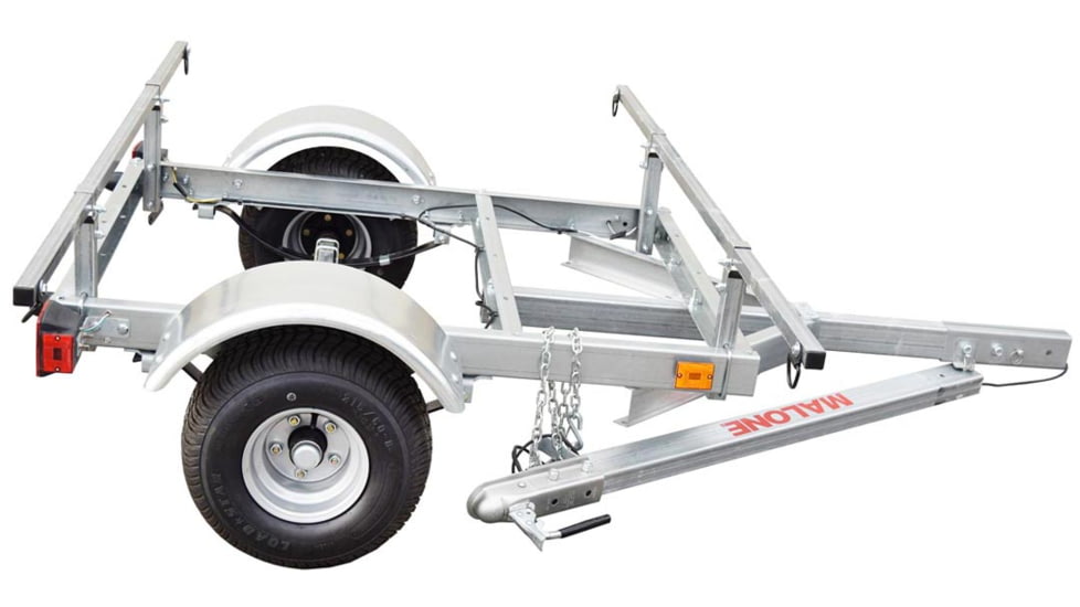 Malone Auto Racks XtraLight LowMax 4 Kayak Trailer Package, 2 Stackers and 4 Sets Rack Pads, MPG596XSRP