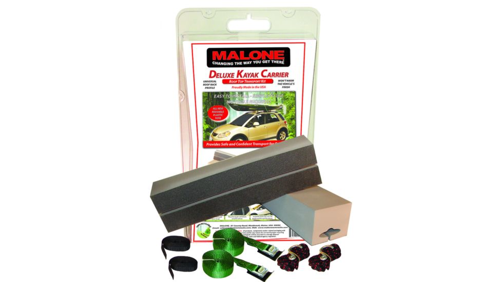Malone Auto Racks Deluxe Kayak Kit w/ 18 in Foam Blocks MPG152
