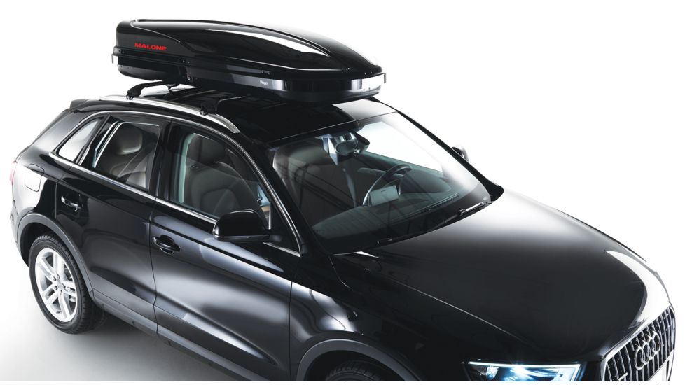 Malone Auto Racks Profile 18 cu ft Rooftop Box, Black, MPG911
