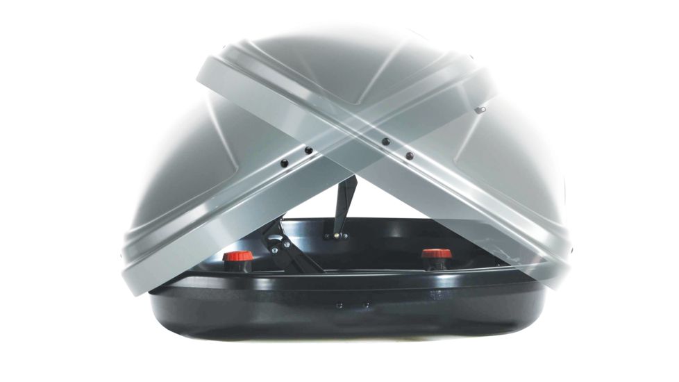 Malone Auto Racks Profile 18 cu ft Rooftop Box, Silver, MPG910