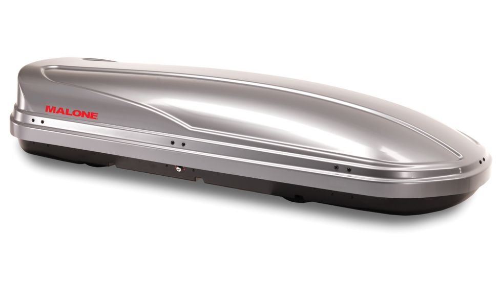 Malone Auto Racks Profile 18 cu ft Rooftop Box, Silver, MPG910