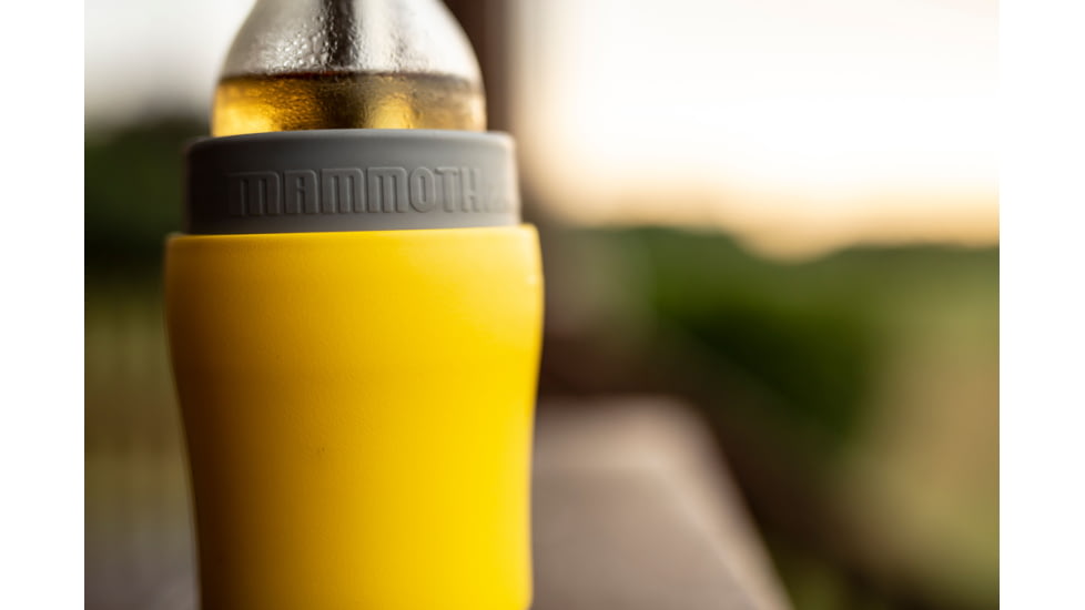 Mammoth Coolers Chillski 12 oz Can Holder, Yellow, MS12KZ-7406