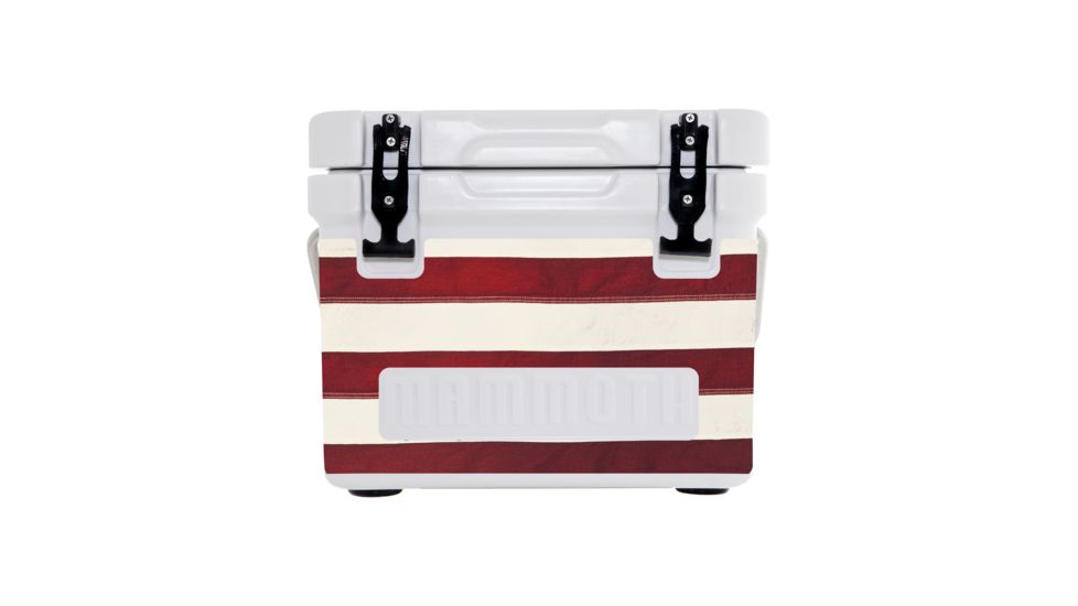 Mammoth Coolers Cruiser 15 Hard Cooler, Betsy Ross Decal Wrapped, White, MC15W-NL-BRF-DW