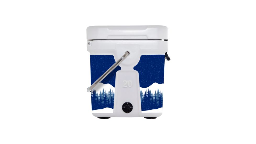 Mammoth Coolers Cruiser 20 Hard Cooler, Colorado Decal Wrapped, White, MC20W-NL-CO1-DW
