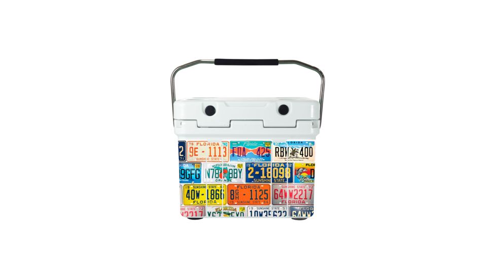 Mammoth Coolers Cruiser 20 Hard Cooler, Florida Decal Wrapped, White, MC20W-NL-FL1-DW