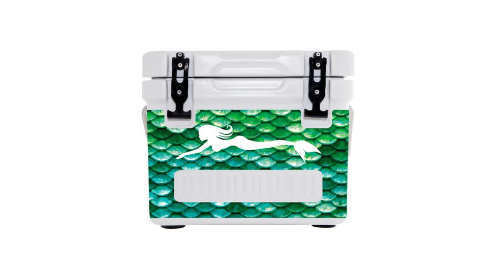 Mammoth Coolers Cruiser 20 Hard Cooler, Mermaid Decal Wrapped, White, MC20W-NL-MER-DW