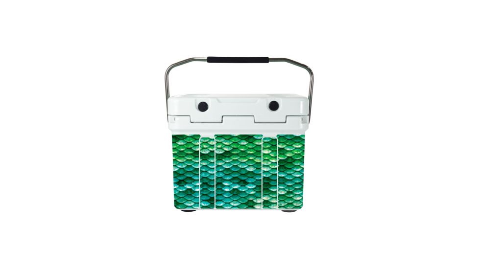 Mammoth Coolers Cruiser 20 Hard Cooler, Mermaid Decal Wrapped, White, MC20W-NL-MER-DW