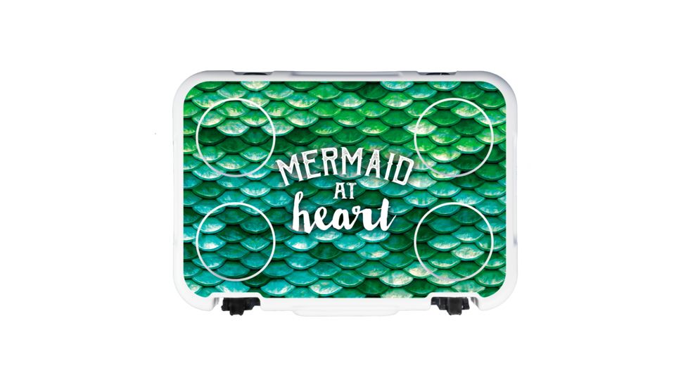 Mammoth Coolers Cruiser 20 Hard Cooler, Mermaid Decal Wrapped, White, MC20W-NL-MER-DW